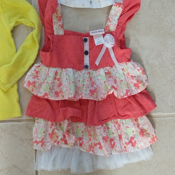 Girls 4t tops lot, apple bottoms size 5 - Picture 7 of 8